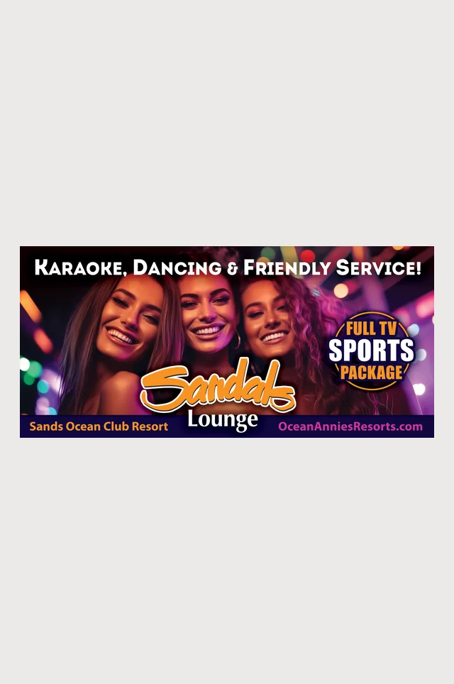 Sandals Lounge Billboard